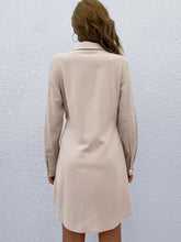 Vestidos camiseros con solapa y botones